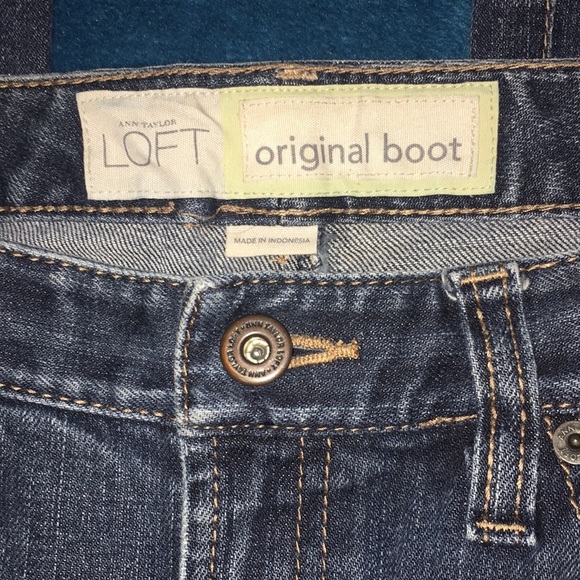 LOFT women’s ORIGINAL BOOT Jeans SZ: 4 - Picture 4 of 7
